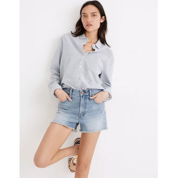 EUC High Waisted Madewell The Perfect Jean Short Size 27 - Picture 1 of 11